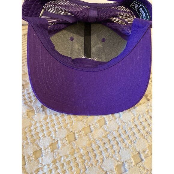 Unisex Purple Adult Adjustable Trucker Baseball Cap with Bunny Rabbit Hat - Picture 9 of 11